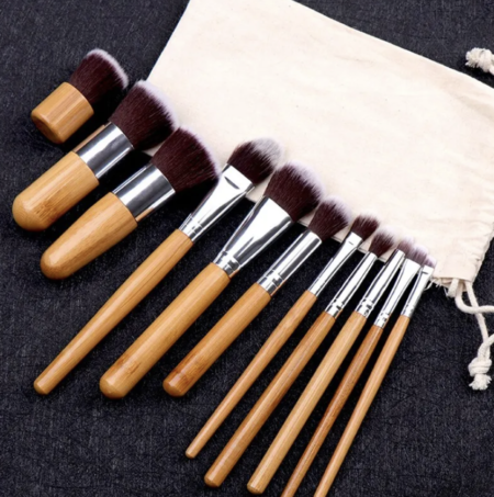 Ensemble pinceaux pour maquillage (11 pièces)