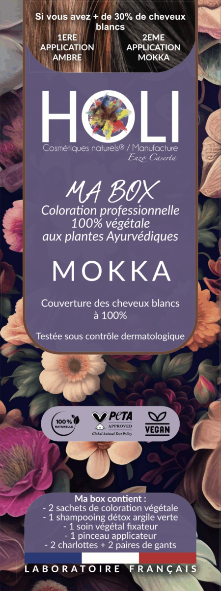 Box coloration végétale Mokka Double Application